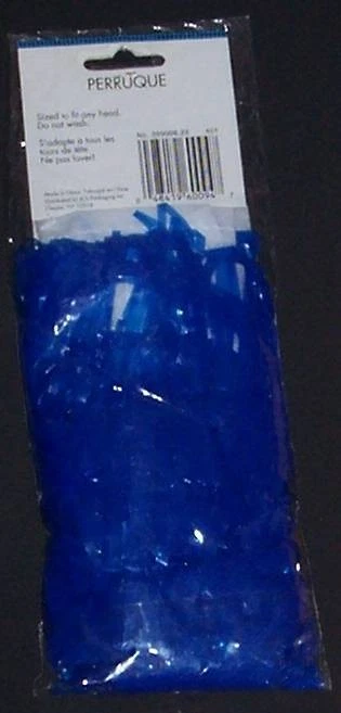 绒球头趣味假发小丑团队精神OSFM蓝色橙色黄色万圣节 — 第 1/1 张图片