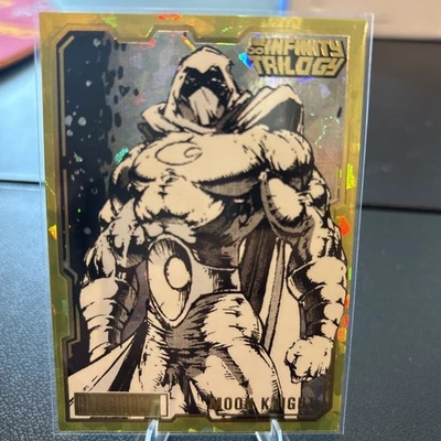 Moon Knight 2024 UD Marvel Allegiance Infinity Trilogy Yellow Crackle 111/149 - Image 1 of 3