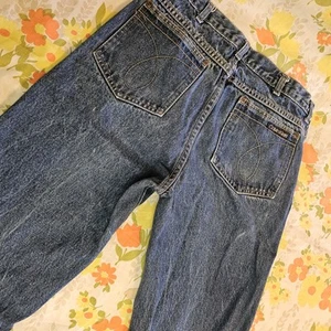 VTG Calvin Klein Jeans Mens 33 x 31 USA Made Straight Leg Faded Distressed Blue - Picture 1 of 18