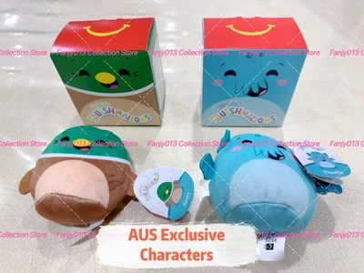 McDonald's Toys 2025 Squishmallows AUS Exclusive Plushies BNIB - Avery & Theotto - Image 1 of 2
