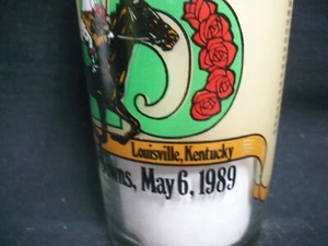1989 Kentucky Derby Souvenir Churchill Downs Mint Julep Glass 115th Running - Picture 1 of 6