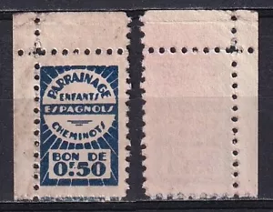 Etiqueta Política SCW SIN LISTAR etiqueta francesa para niños españoles trabajador ferroviario - Imagen 1 de 1