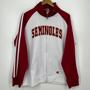 Colosseum Jacket Men's 2XL White Red Florida State FSU Seminoles NCAA - Picture 1 of 11