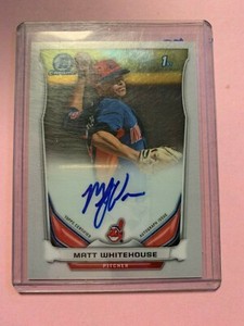 A1793 - 2014 Bowman Chrome Prospect Autographs #BCAPMW Matt Whitehouse