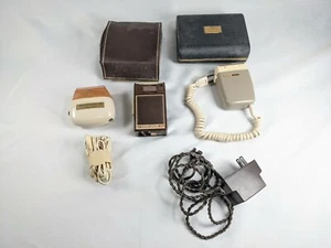 3 Vintage Electric Razor Lot w/ 2 Cases Remington Ronson - Picture 1 of 12