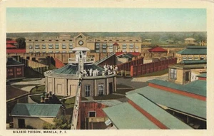 Postcard Bilibid Prison Manila Philippines PI DB - Picture 1 of 2