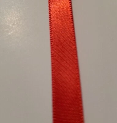 Double Faced Satin Ribbon, 3/8-Inch, 10 Yards color stem red - Image 1 of 3