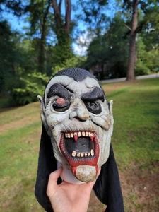 Vintage Easter Unlimited Fun World crypt Dracula creature mask Halloween Haunted - Picture 1 of 5