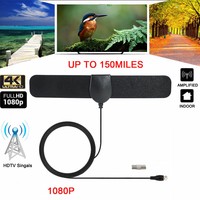 150 millas Antena de TV Interior Digital HD 4K Amplificador plana HDTV 1080p  ES