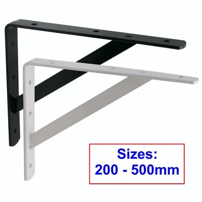 Shelf Bracket Strong Beam Industrial Reinforced Stay Arm Shelving Heavy Duty - Image 1 of 4