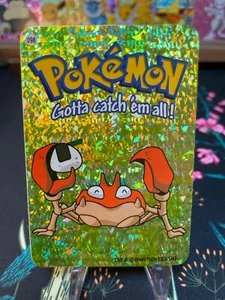 Krabby #98 - Vintage Vending Machine Prism Sticker 2000 - Pokemon Card - Picture 1 of 2