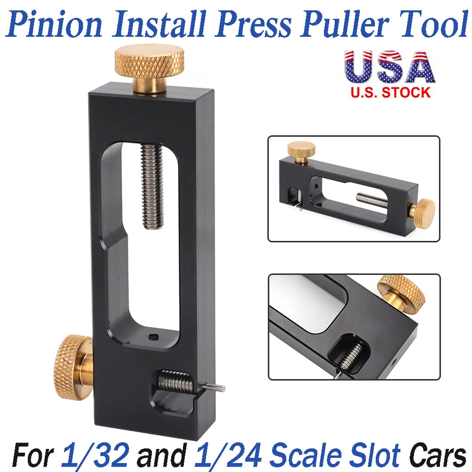 Extractor de prensa de instalación de piñón extractor herramienta para motor de coche de ranura 1/32 1/24 Foto 1 de 4