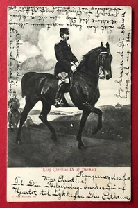 AK Adel Dänemark 1905 König Christian IX. von Dänemark  ( 99078 - Bild 1 von 2