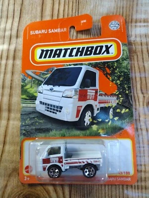 Matchbox 1:64 1981 Subaru Sambar Truck JDM Metal Diecast Car Model Toy - Image 1 of 4