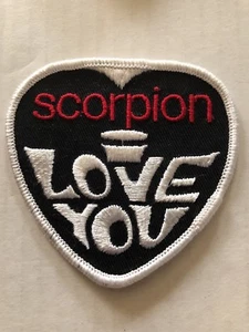Scorpion I Love You Vintage Patch NOS Snowmobile Arctic Schnee Winter 70er Jacke - Bild 1 von 3