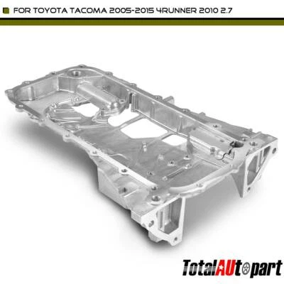 Engine Oil Pan Upper for Toyota 4Runner 2010 Tacoma 2005-2015 L4 2.7L 1210175140 - Image 1 of 4
