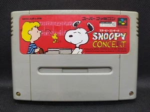 Snoopy Concert - Super Famicom Nintendo SFC JP - SHVC-A3PJ-JPN (l#01) - Picture 1 of 7