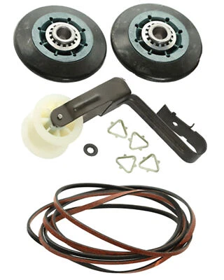 WHIRLPOOL Amana NGD4655EW2 Genuine Dryer Rollers Belt Pulley Kit