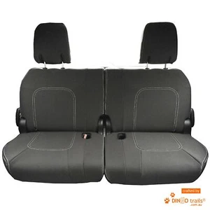 Fit Toyota LandCruiser J200 (Nov07-Nov21) THIRD ROW Premium Neoprene Seat Covers - Picture 1 of 9