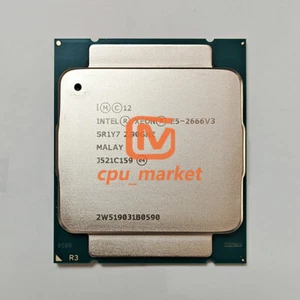 Intel Xeon E5-2666v3 SR1Y7 2.9GHz 10 Cores 135W LGA2011-3 CPU Processor 2666 v3 - Picture 1 of 2