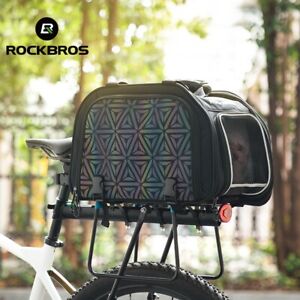 ROCKBROS Outdoor Pet Bag Bicycle Dog Carrier Bag Expanded Bike Rear Seat Bag
