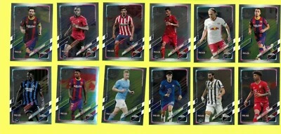 2021 Topps UEFA Chrome Aoki Neon Future BASE Singles RC - Complete your Set  - Image 1 of 4