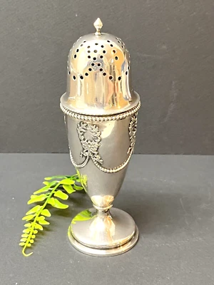 Agitador de azúcar Shiebler de plata de ley 161 gr. RARO Napoleón PAT. 1895 sin mono Foto 1 de 4