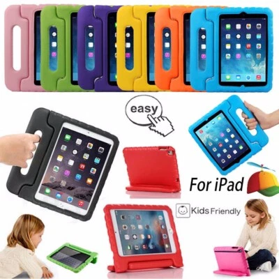 GSM MOBILE LTD iPad 2 3 4 5th 6th Gen PRO Air Mini Kids EVA FOAM Shockproof Case Cover
