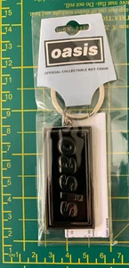 OASIS KLASSISCHES LOGO SCHWARZER HINTERGRUND QUALITÄT METALL SCHLÜSSELRING OFFIZIELL LIZENZIERT - Bild 1 von 6