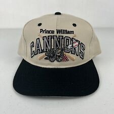 Vtg Prince William Potomac Cannons MILB Snapback Hat Cap Fantastic Nationals