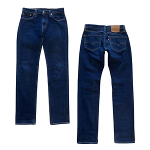 Jeans LEVI'S Big E 511 índigo oscuro calce ajustado elástico retro denim para hombre talla 28 - Imagen 1 de 12