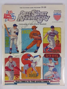 Programma All-Star Game Oklahoma City 89ers Firmato Silver Anniversary 1986 -RARO- - Foto 1 di 11