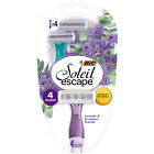 Soleil Escape Women'S Disposable Razors with 4 Blades for a Sensorial Experience