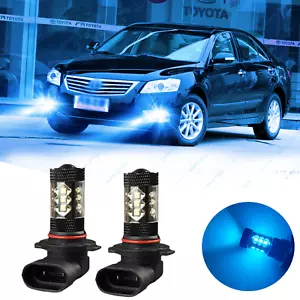 2PC 8000K Ice Blue LED Fog Lights bulbs For Toyota Camry 2003-2006 - Foto 1 di 11