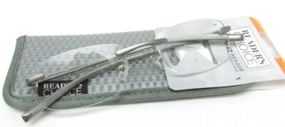 Gafas de lectura Foster Grant sin montura con estuche AL 12 PISTOLA 51/18-138 canales dioptrías Foto 1 de 4