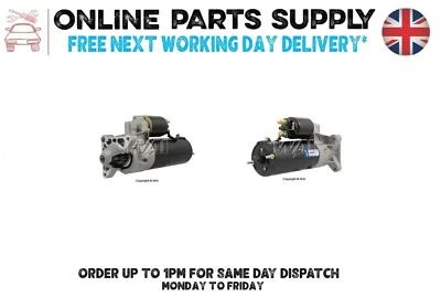 Starter Motor For Peugeot 305 1.9 Diesel 1982 to 1988 1.8kW - Image 1 of 4