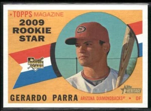 2009 Topps Heritage #578 Gerardo Parra RC - Picture 1 of 2