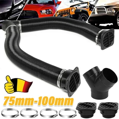 Abgasrohr, Abgasschlauch Mit Ausströmer +Clips Für Auto Diesel Standheizung 75mm - Bild 1 von 4