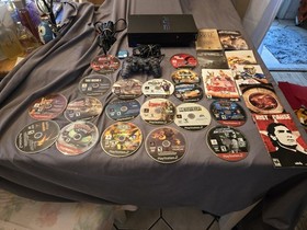 Sony PlayStation 2 Console Bundle With 18 Games Controller & Memory Card TESTED!