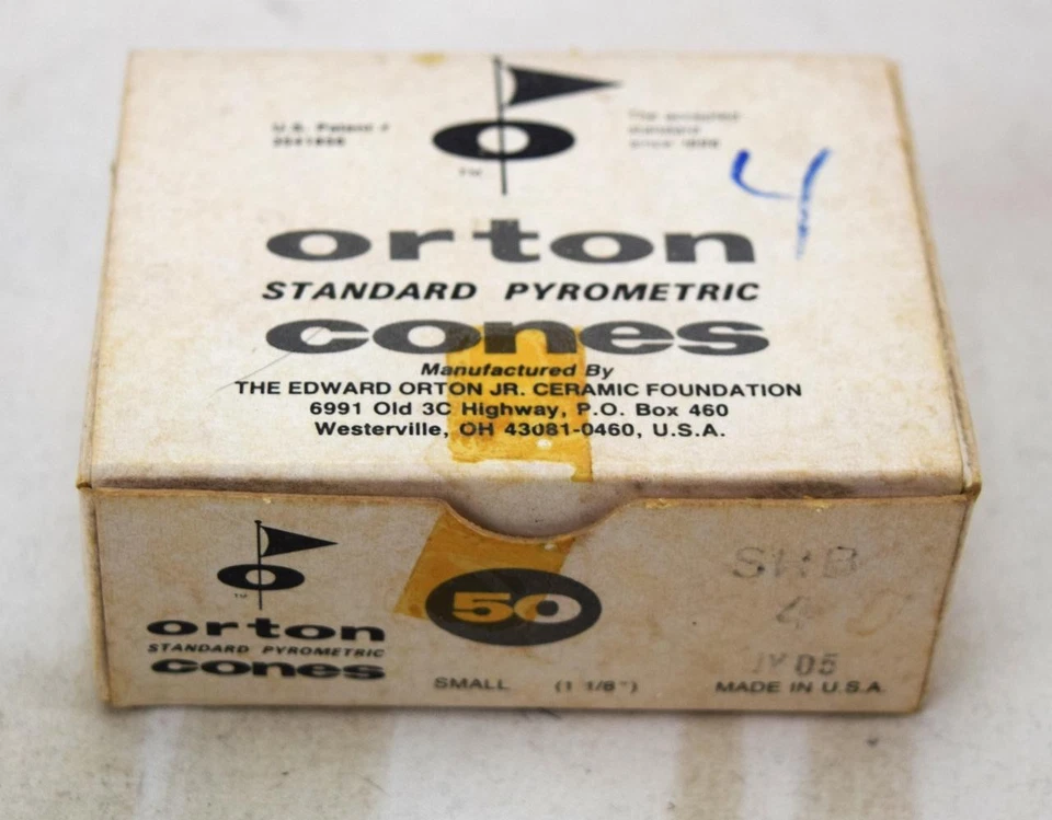 Caja de 50 conos pirométricos pequeños Orton SRB 4 IVD5 NUEVA EN CAJA nueva en caja Foto 1 de 1