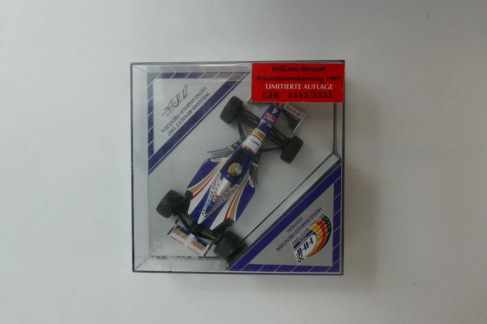 Williams-Renault 1997 Heinz – Harald Frentzen - ONYX-Minibri          251-010023 - Bild 1 von 4
