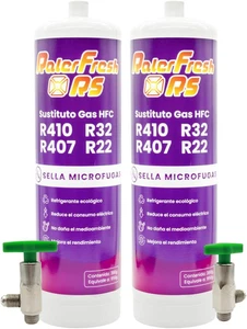 Ralerfresh RS R410, R32, R407 E R22 Refrigerante per Condizionatore Tipo Split ( - Foto 1 di 12