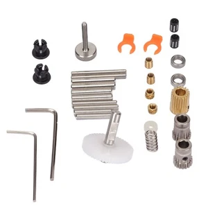Double Pulley Extruder Kit Double Concave Gear Design Stable Feed Metal Mater CB - Afbeelding 1 van 22