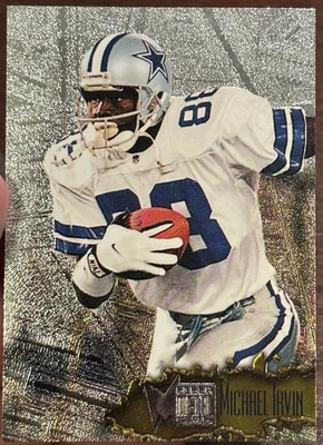 Fleer Metal 1996 - Michael Irvin #30 Dallas Cowboys Salón de la fama Foto 1 de 2