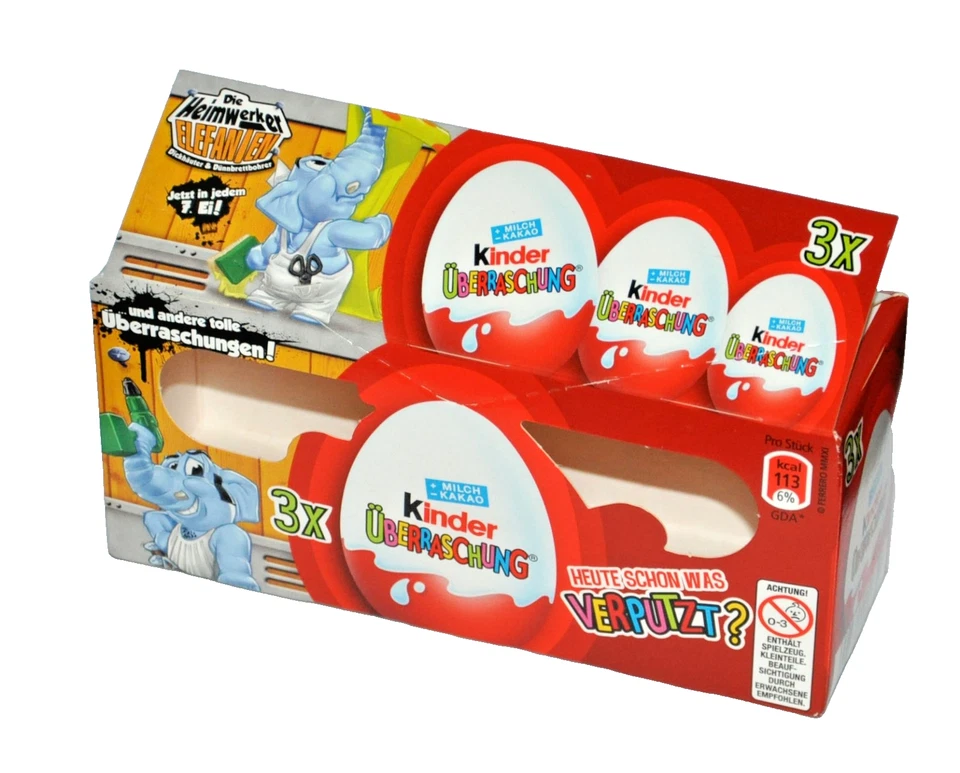 FERRERO Verkaufs-Display ohne Inhalt  "  Heimwerker Elefanten 2012  " - Bild 1 von 1