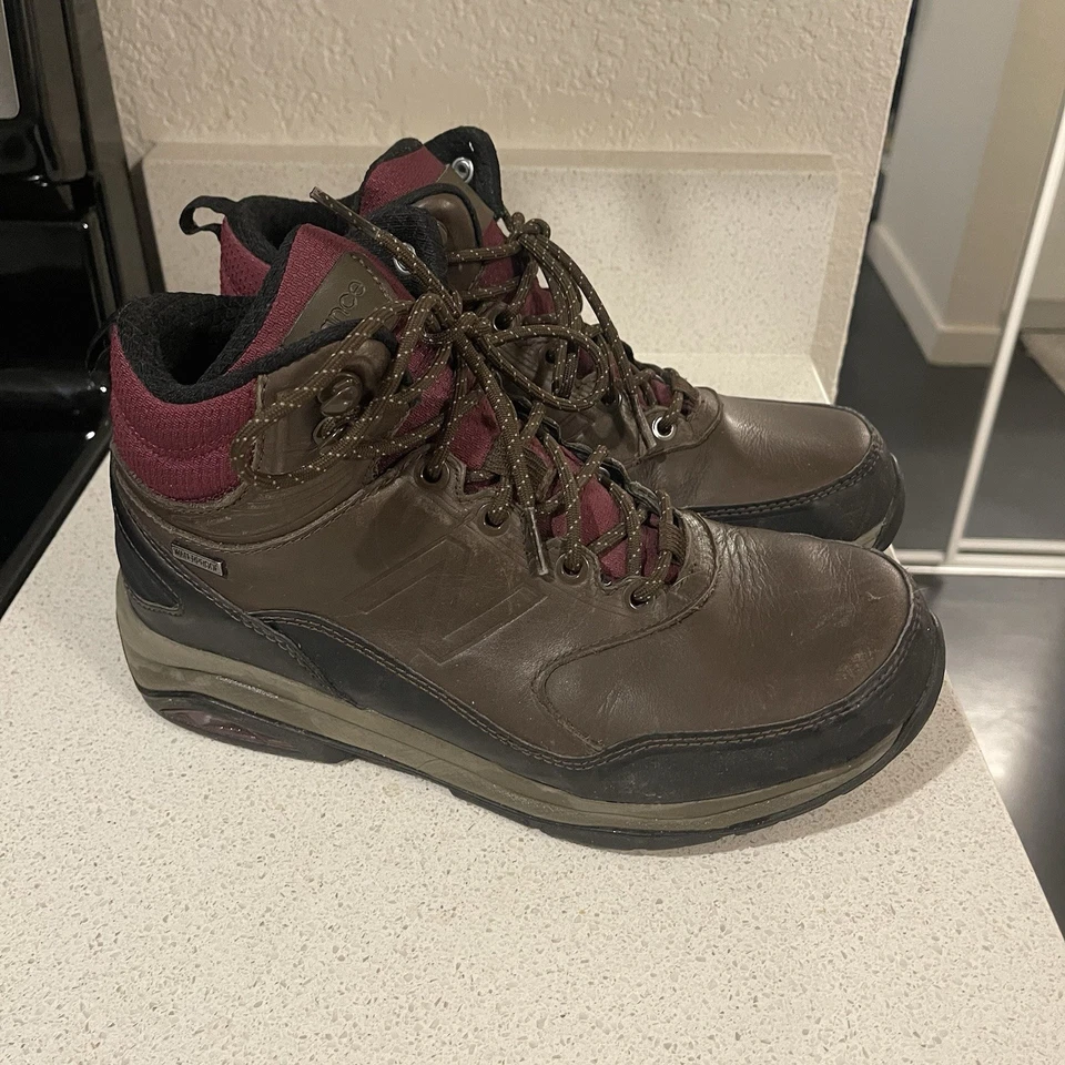 New Balance 1400 Botas Mujer 8.5D Cuero Marrón Impermeables Senderismo Aire Libre Foto 1 de 4