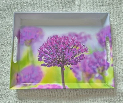 EMSA Tablett Melamin Motiv Alliums  Zierlauch  40x31 cm kratzfester Fotodruck - Bild 1 von 4