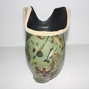 SEHR SCHÖNES SAUBERES ANGELSCHNUR-SET UNTER DEM KNIE PROTHESE LINKER STECK mit SCHAUMSTOFFEINLAGE - Bild 1 von 11