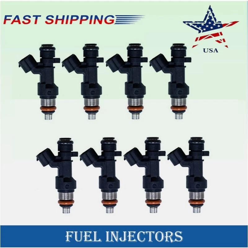 8X 550CC INYECTORES DE COMBUSTIBLE PARA 04-10 INFINITI QX56 04-16 NISSAN 5.6 V8 VK56 HIGHZ Foto 1 de 4