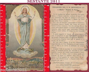 1796 SANTINO HEILIGE KARTE JUNGFRAU CLEMENS JUNGFRAU CLEMENTE MADONNA HEILIGE LEGA 9142 - Bild 1 von 1